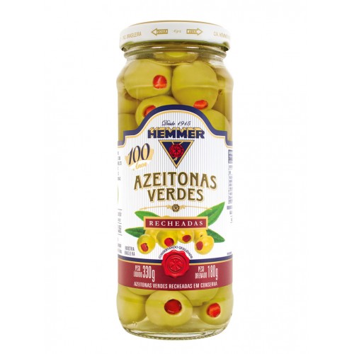 AZEITONAS VERDES RECHEADAS - 180G