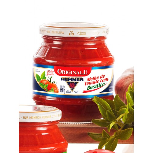 MOLHO DE TOMATE COM BASÍLICO ORIGINALE - 360G