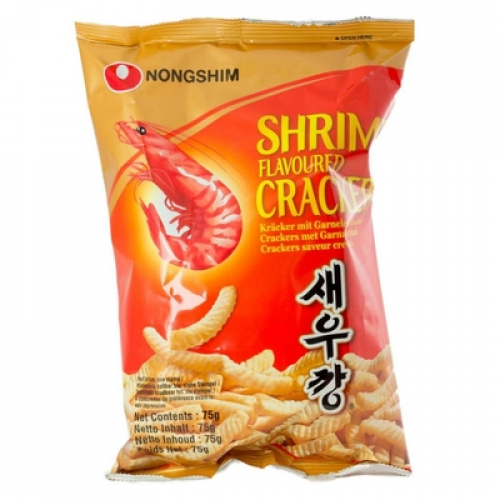 Salgadinho de Camarão Shrimp Cracker - Nong Shim 75g