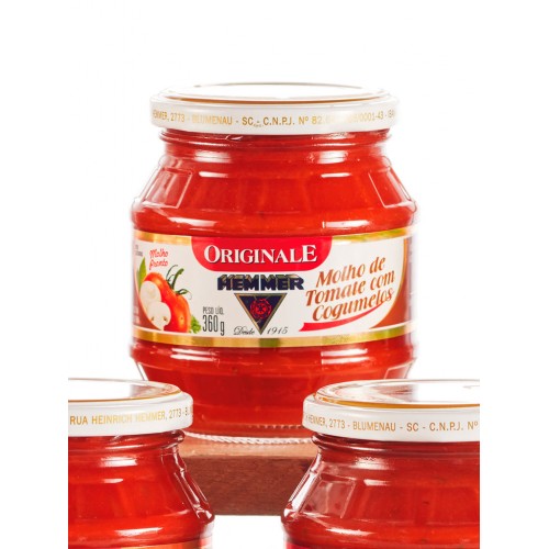 MOLHO DE TOMATE COM COGUMELOS ORIGINALE - 360G