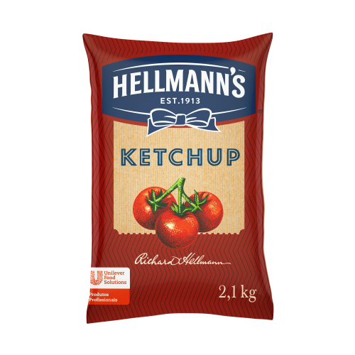 Ketchup Tradicional Hellmann's - Saco 2,1 kg