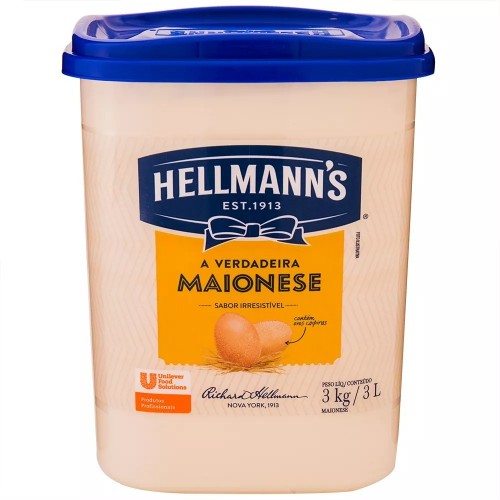 Maionese Hellmanns 3 Kg