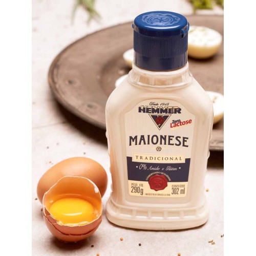 Maionese sem Lactose 290g Hemmer 