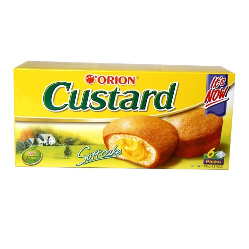 Mini Bolo Custard Soft Cake 6 unidades - Orion 138g