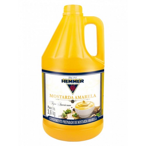 Mostarda Amarela 3,6kg Hemmer 