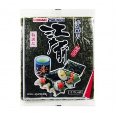 Alga Marinha Nori Edomae 10 Folhas 