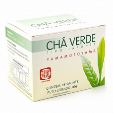 Chá Verde sachê - Yamamotoyama 15 sachês