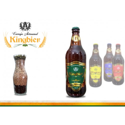 Cerveja King Weissbier KingBier 600ml