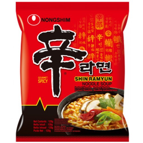 Shin Ramyun Noodle Soup, Gourmet Spicy, 4.2 Ounce 