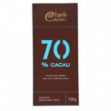 Chocolate Espírito Cacau 70 % de Cacau 100 g