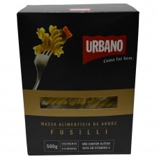 Macarrão de Arroz Penne sem Glúten sem Lactose  Fusilli Urbano 500g
