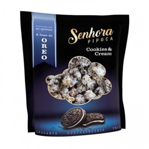 Pipoca Cookies and Cream Senhora Pipoca 100G