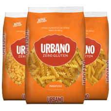 Macarrão Arroz s/ Glúten Parafuso Urbano 500g